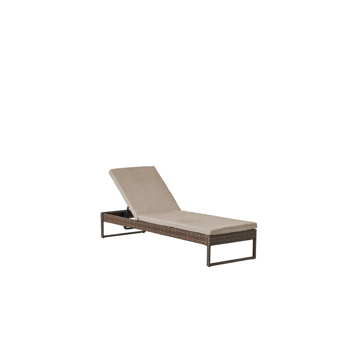 Espreguiçadeira Rattan Cru Just Home Collection, marca Just Home Collection - Foto Principal