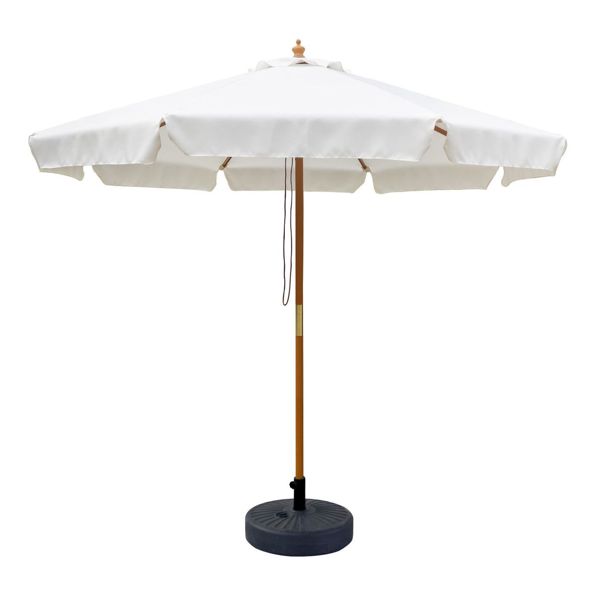 Ombrelone Madeira 2,4M Bco, marca Just Home Collection - Foto Principal