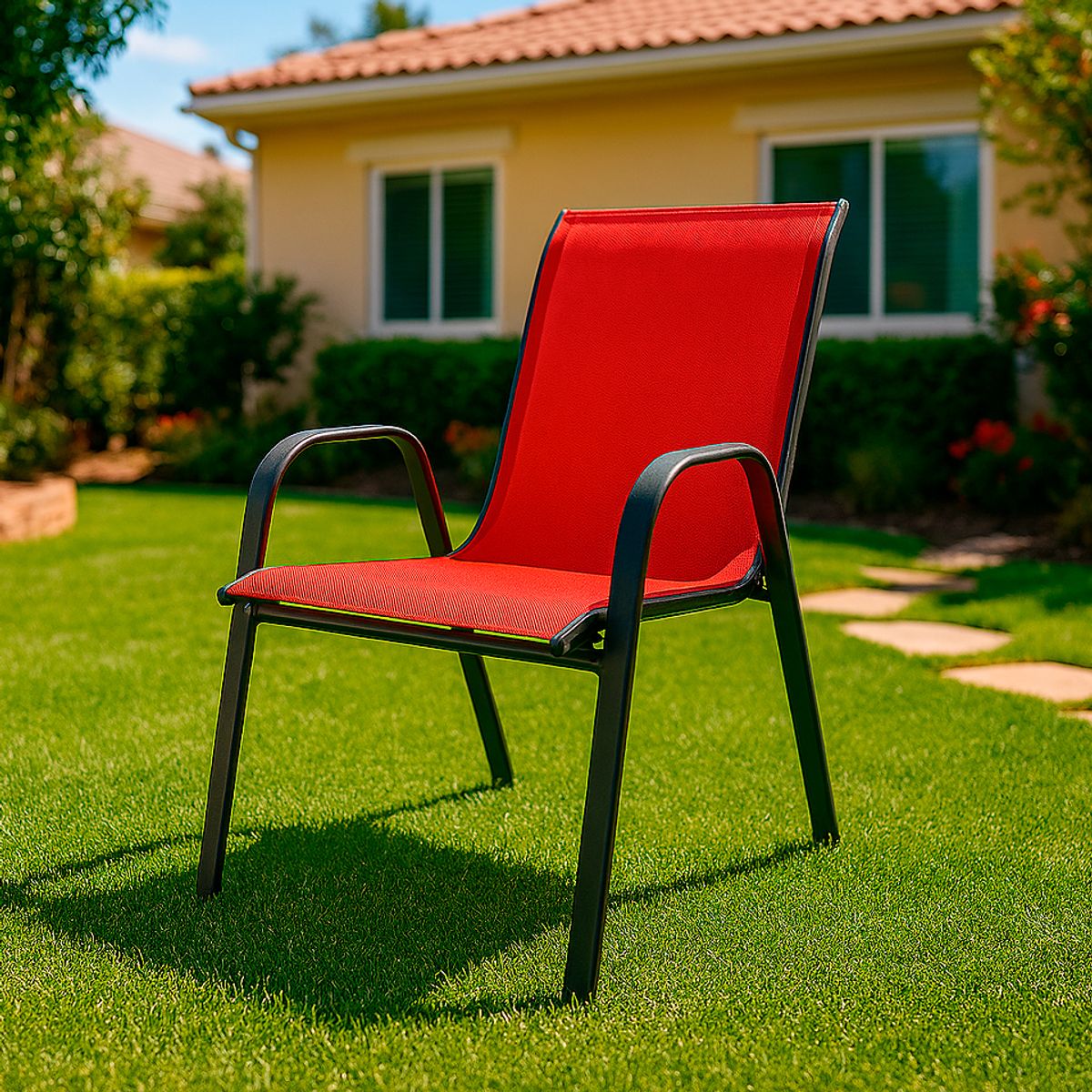 Cadeira Sling Empilavel Vermelha, marca  - Foto Principal