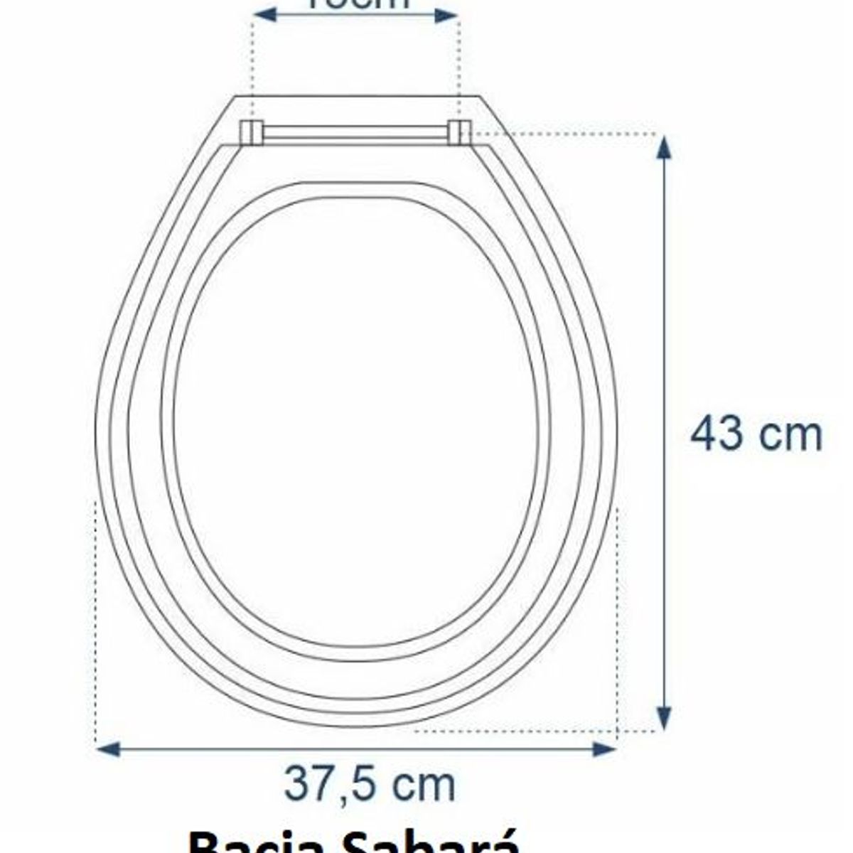 Assento Pp Elevado 6, Branco, marca Wog - Foto 2