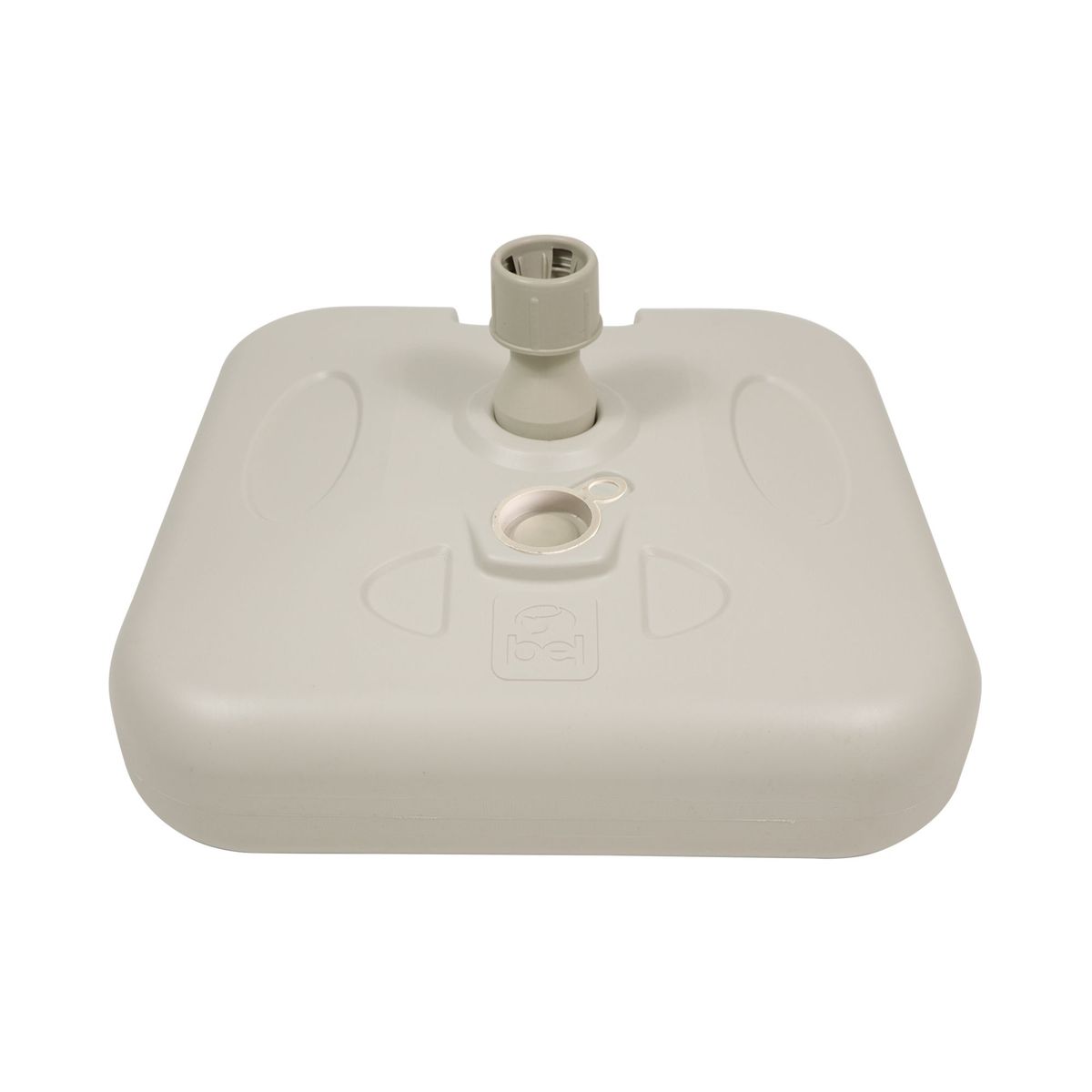 Base para Guarda-sol Ou Ombrellone Quadrada em Plástico Branca, marca Belfix - Foto Principal