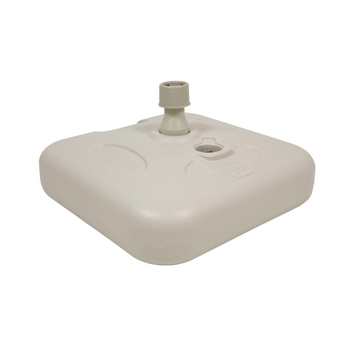 Base para Guarda-sol Ou Ombrellone Quadrada em Plástico Branca, marca Belfix - Foto 2
