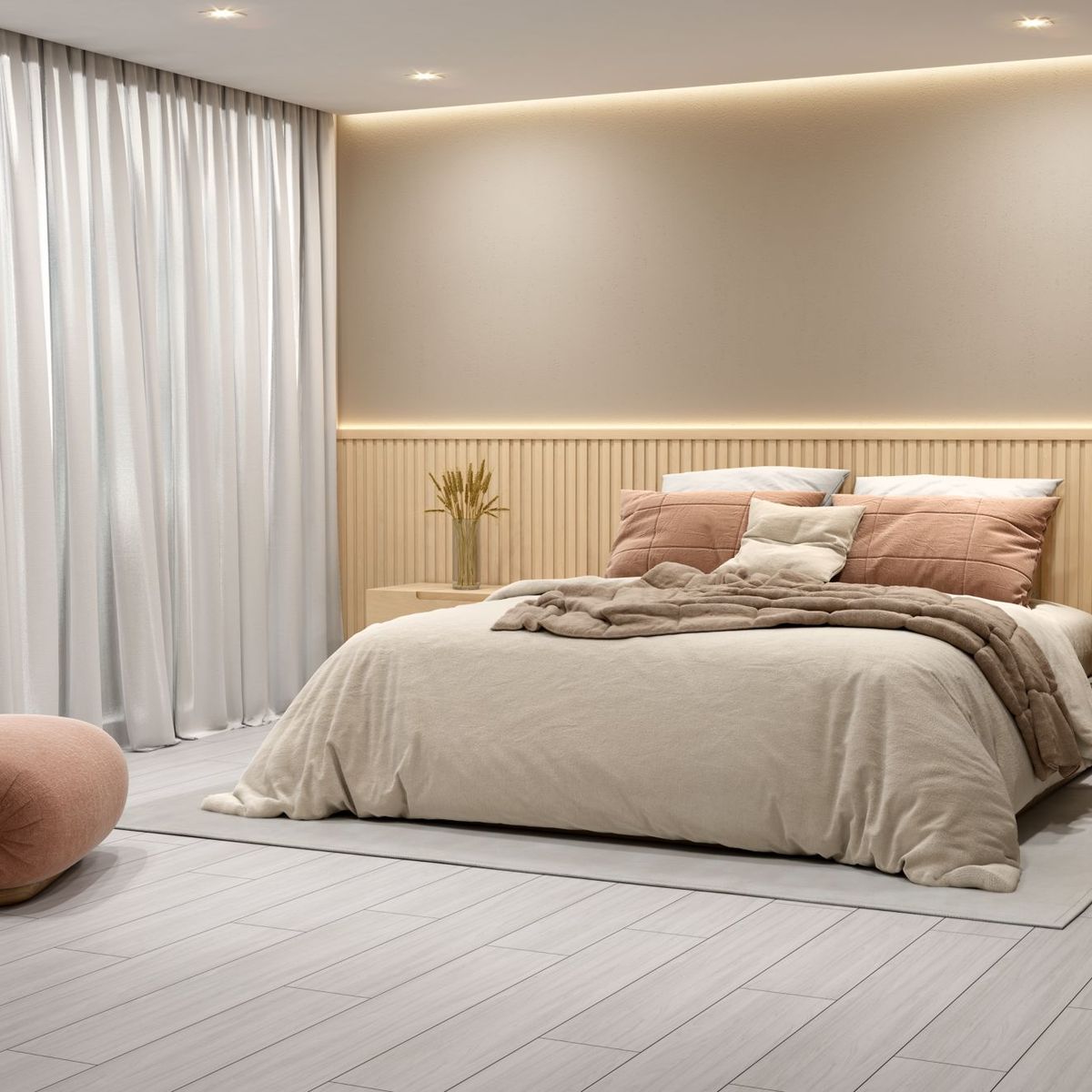 Painel Ripado Eucatex Natural Oak 5,5x270x1,2 Cx6, marca Eucatex - Foto 2