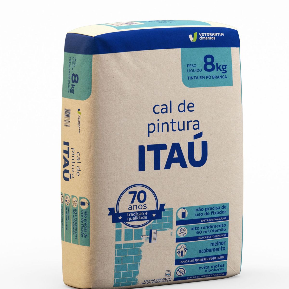 Cal para Pintura 8kg Votorantim, marca  - Foto Principal