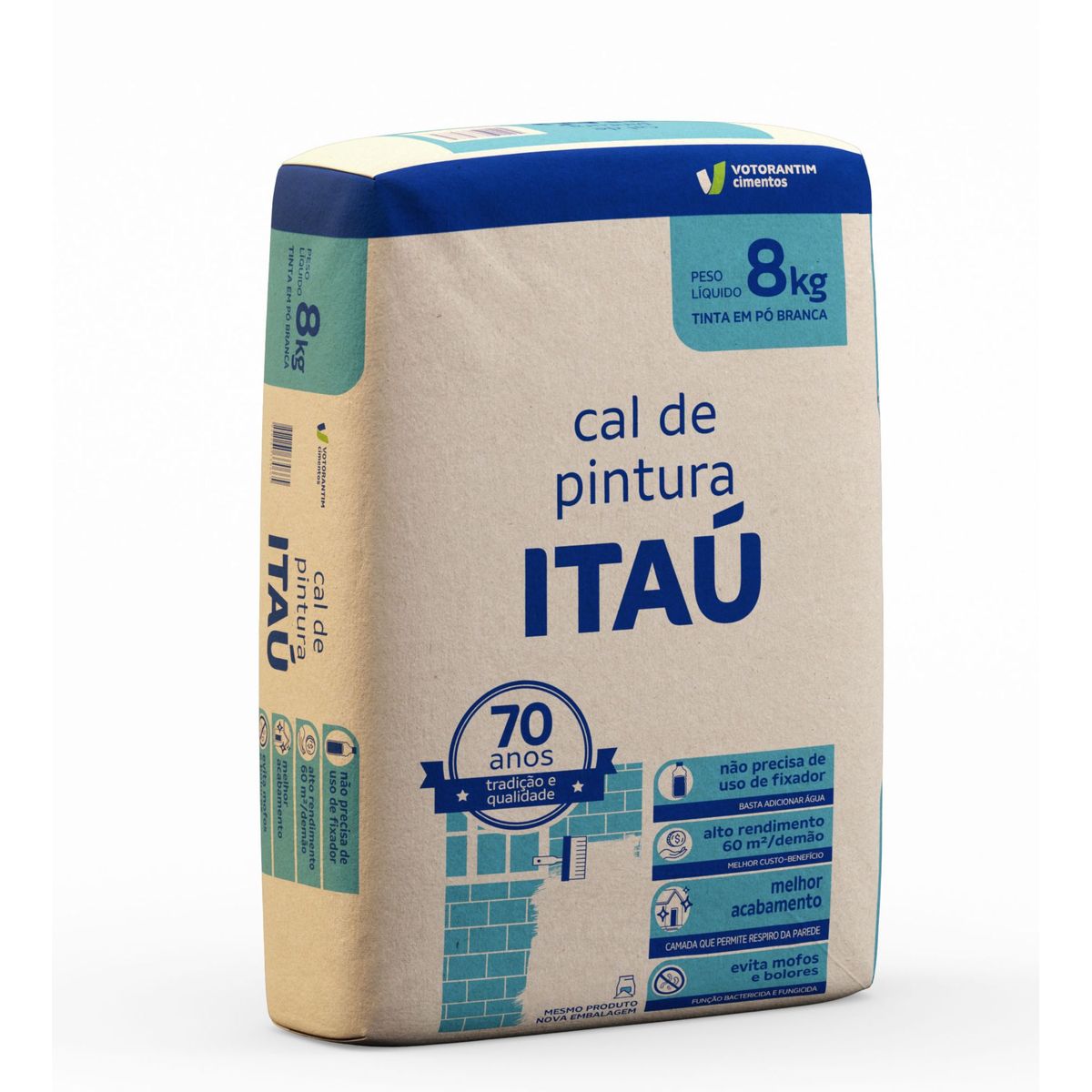 Cal para Pintura 8kg Votorantim, marca  - Foto Principal