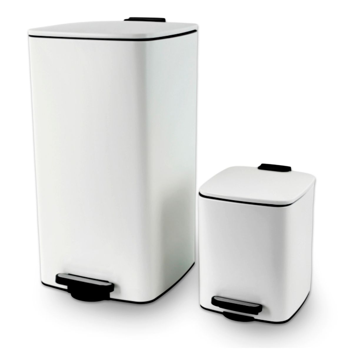 Conjunto de 2 Lixeiras de 30 Litros + 5 Litros Just Home Collection, marca Just Home Collection - Foto Principal