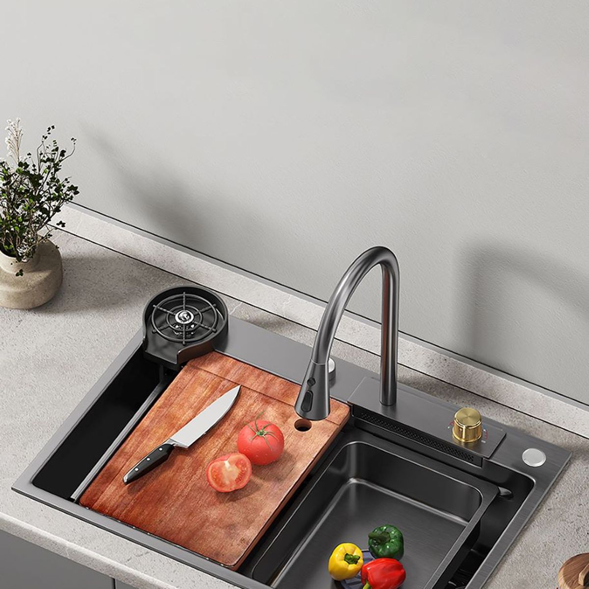 Cuba de Inox Preta Sensi Dacqua, marca Sensi Dacqua - Foto 2