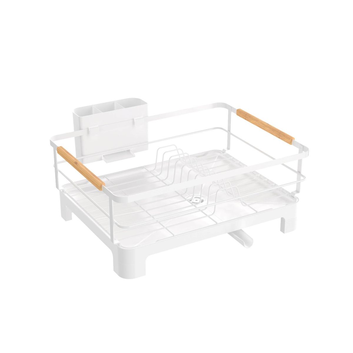 Escorredor Prato De Metal Bco Mad, marca Just Home Collection - Foto Principal