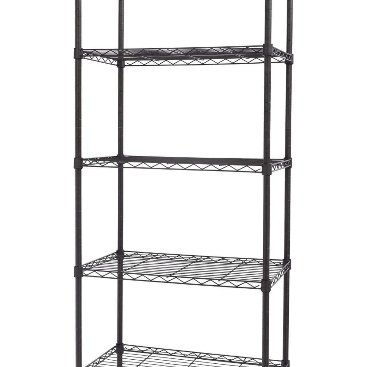 Estante de 5 Níveis de Metal Preto Just Home Collection, marca Just Home Collection - Foto Principal