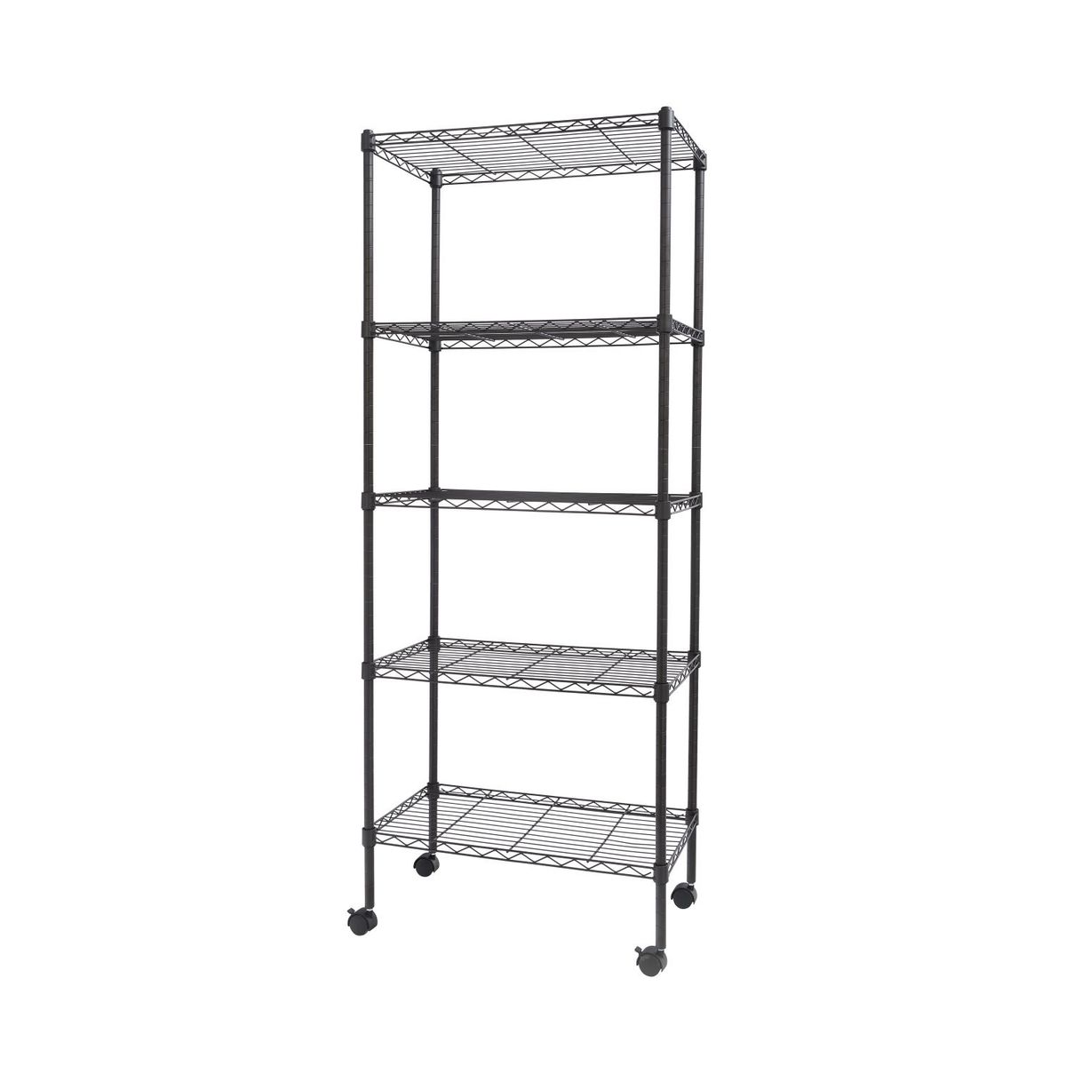 Estante de 5 Níveis de Metal Preto Just Home Collection, marca Just Home Collection - Foto Principal