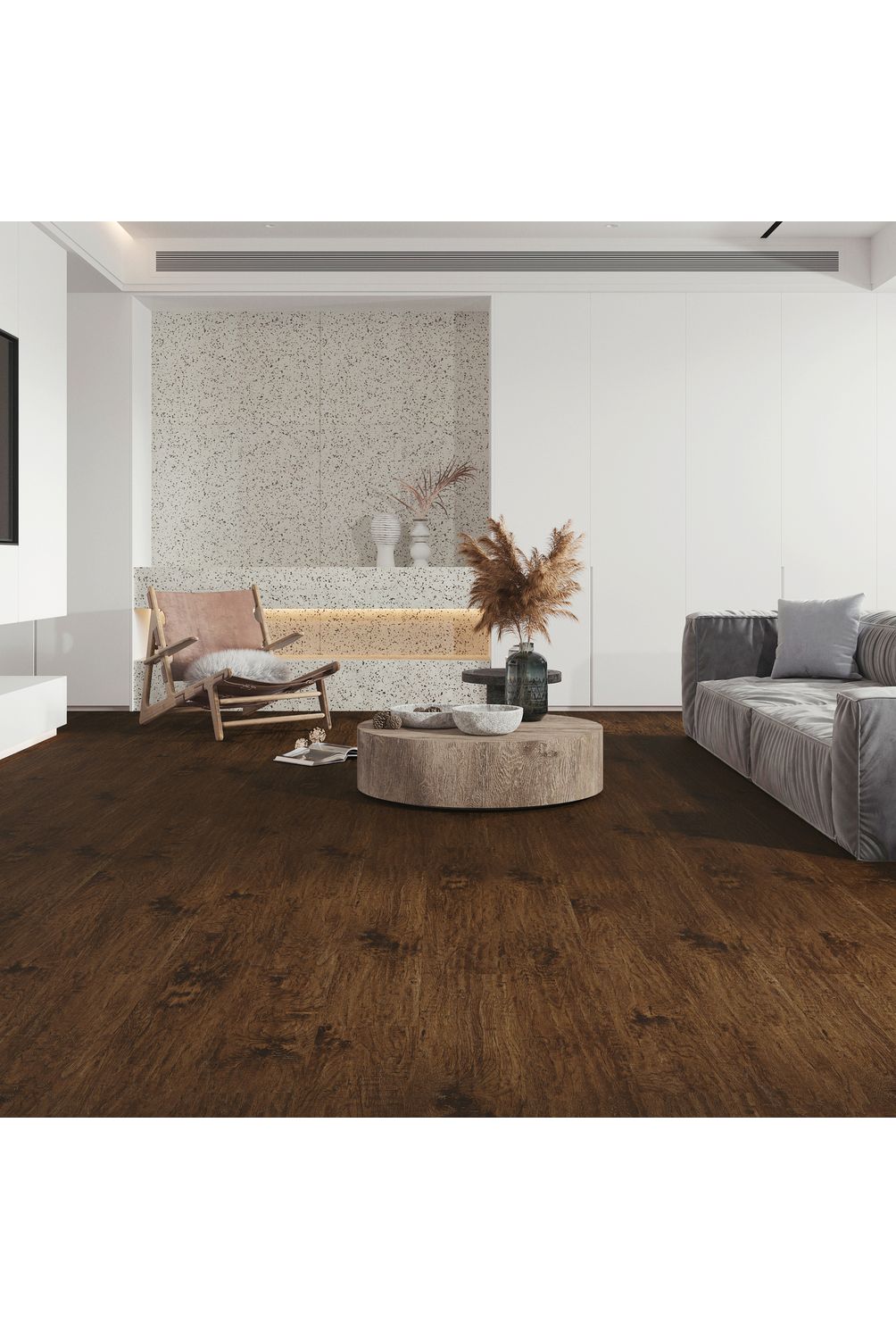 Piso Vinilico Spc Click Mulberry 3.2mm 18.2x122cm Caixa com 3.11m2