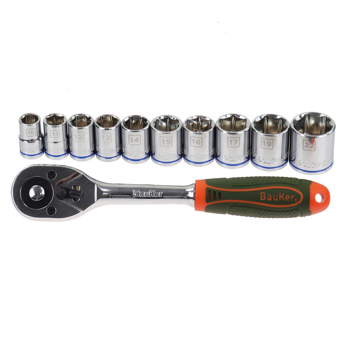 Kit Chicharra 3/8' 11uns, marca Bauker - Foto 2