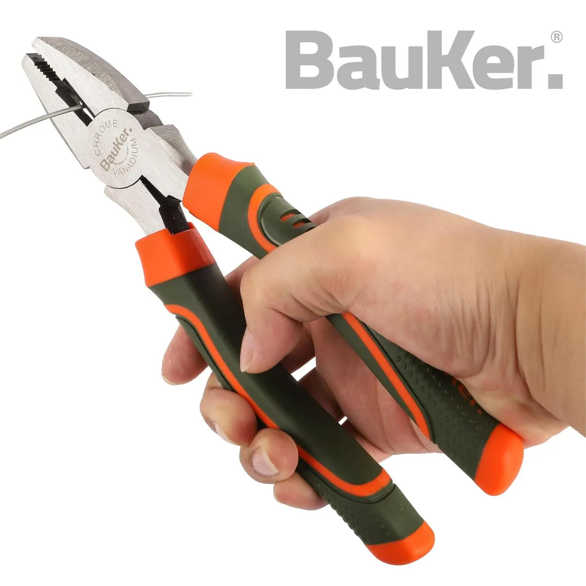 Alicate Universal 80,5 Polegadas Bauker, marca Bauker - Foto 2