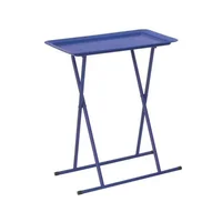 Mesa/Bandeja Dobravel Azul