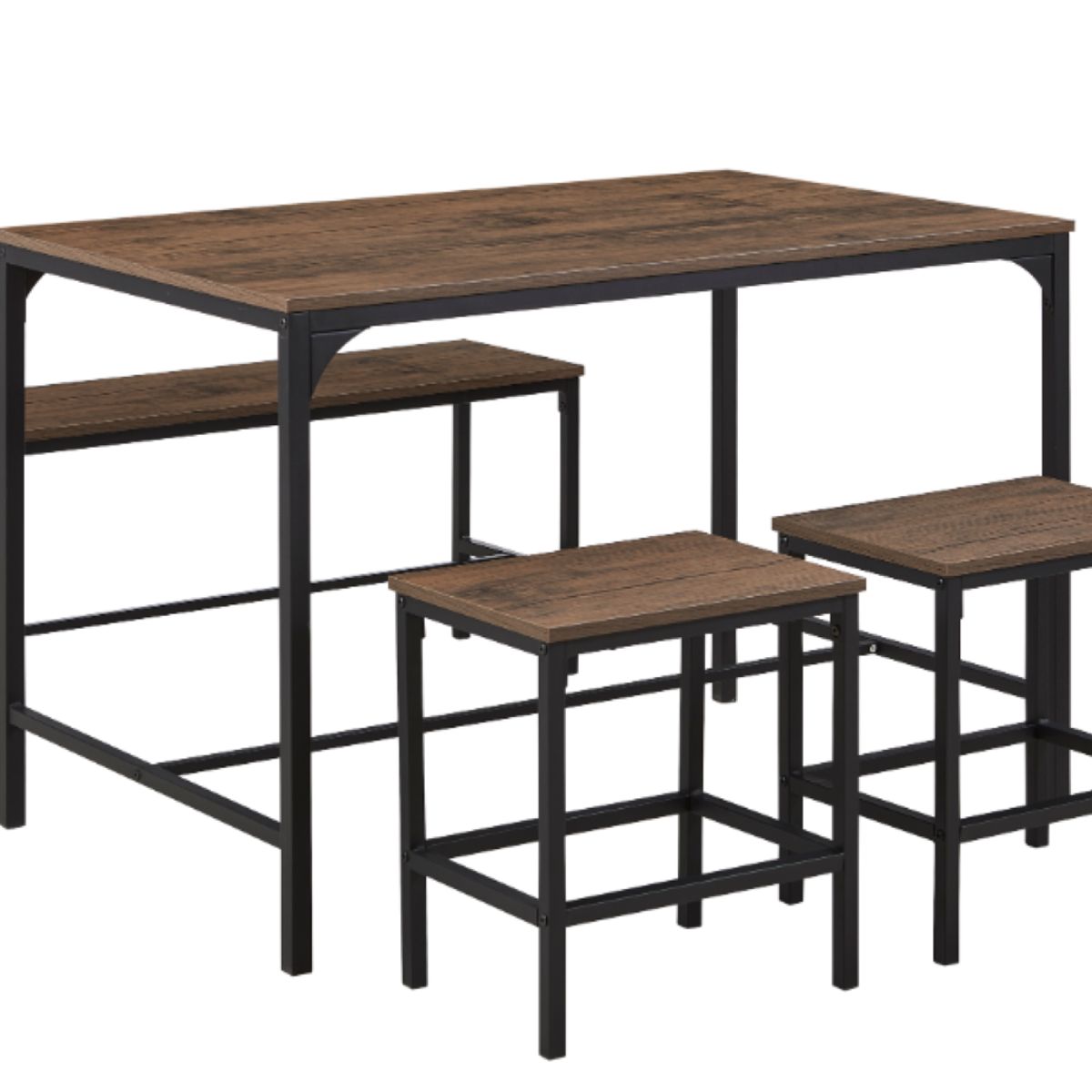 Conjunto de Jantar Amana 1 Mesa  e 3 Bancos Just Home Collection, marca Just Home Collection - Foto Principal