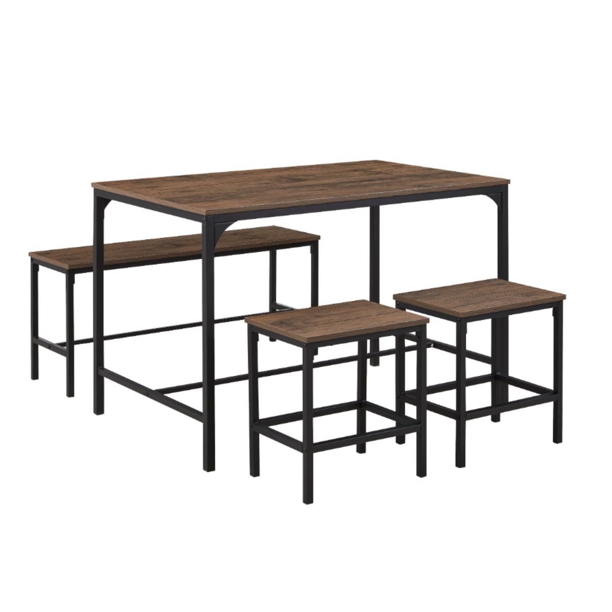 Conjunto de Jantar Amana 1 Mesa  e 3 Bancos Just Home Collection, marca Just Home Collection - Foto Principal