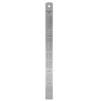Régua de Aço Inoxidável 30 Cm Bauker
