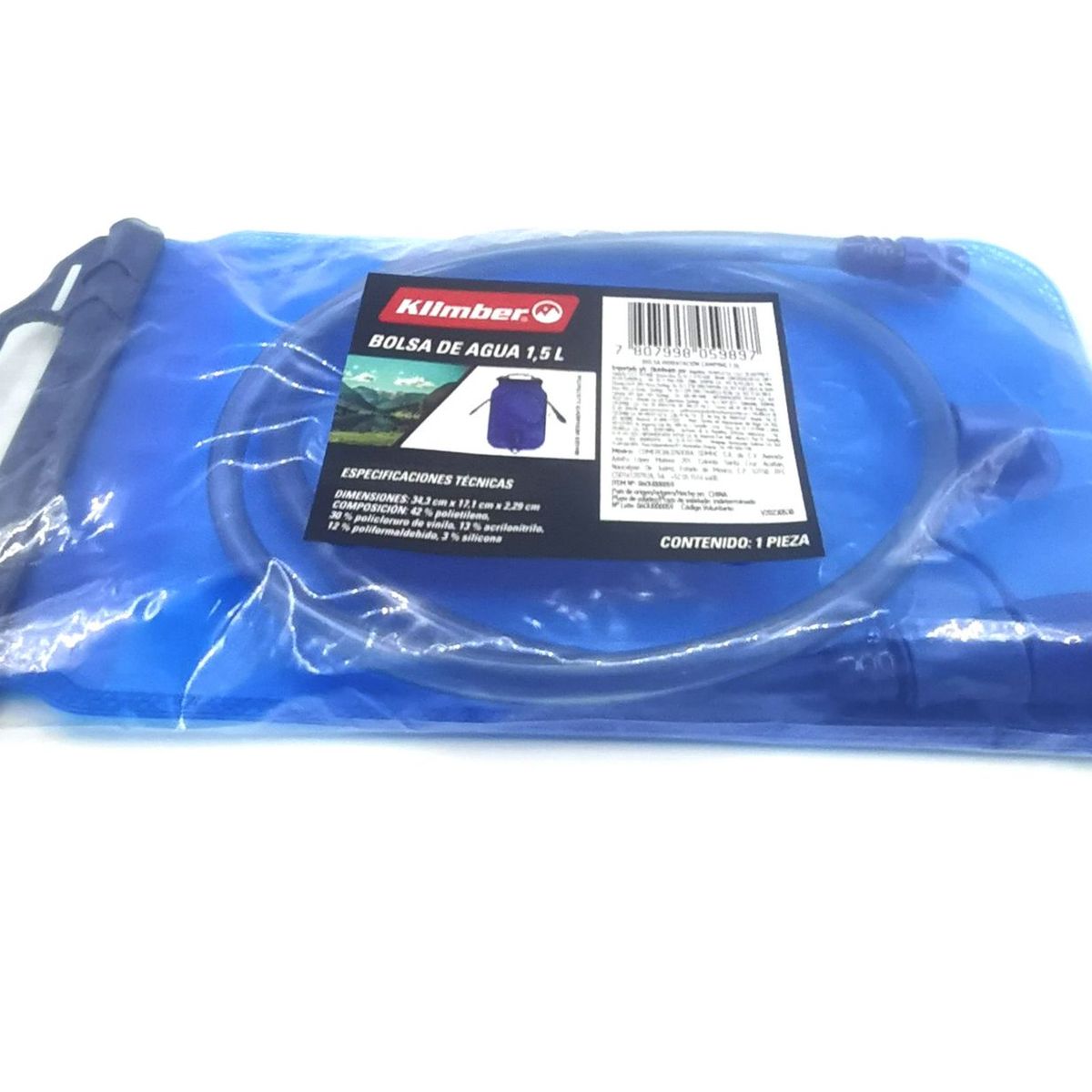 Saco De Hidratacao Camping 1.5L, marca Klimber - Foto Principal
