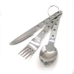 Conjunto de Talheres Aço Inoxidável com 3 Peças Klimber