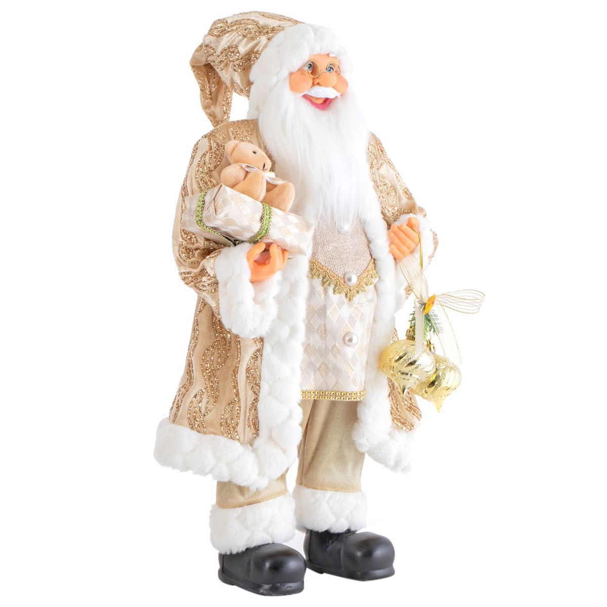 Presente Papai Noel/Urso 60Cm Ouro, marca Dear Santa - Foto 2