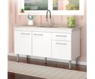 Gabinete de Cozinha 114cm Branco Fimap