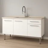 Gabinete de Cozinha 144cm Branco Fimap