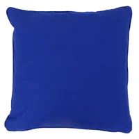 Almofada Clasico Lisa 45x45 Azul Just Home Collection