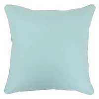 Almofada Nordico Lisa 45x45 Turquesa Just Home Collection