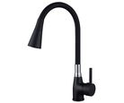 Sb Monocomando Iris Preto Flexivel Sensi Dacqua