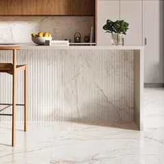 Revestimento Mate Esmaltado Branco 45x120cm Portobello Retificado Caixa 1,61m² Apuano Oro Graffi