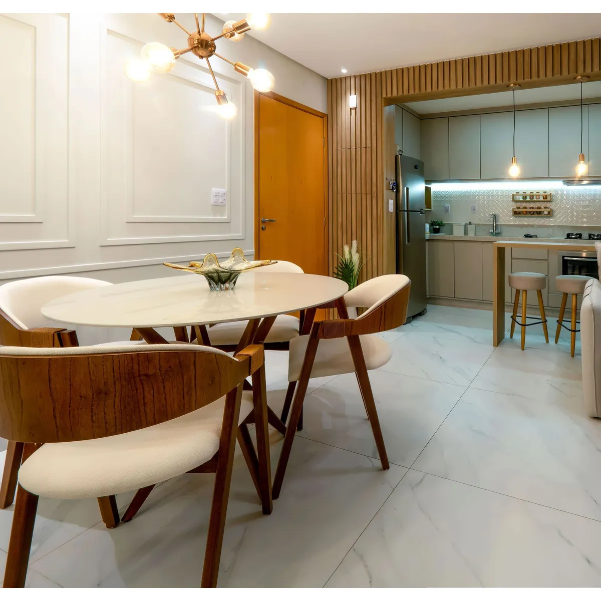 Porcelanato Retificado Mont Blanc Acetinado 90x90cm Caixa 1,62 m², marca Eliane - Foto Principal