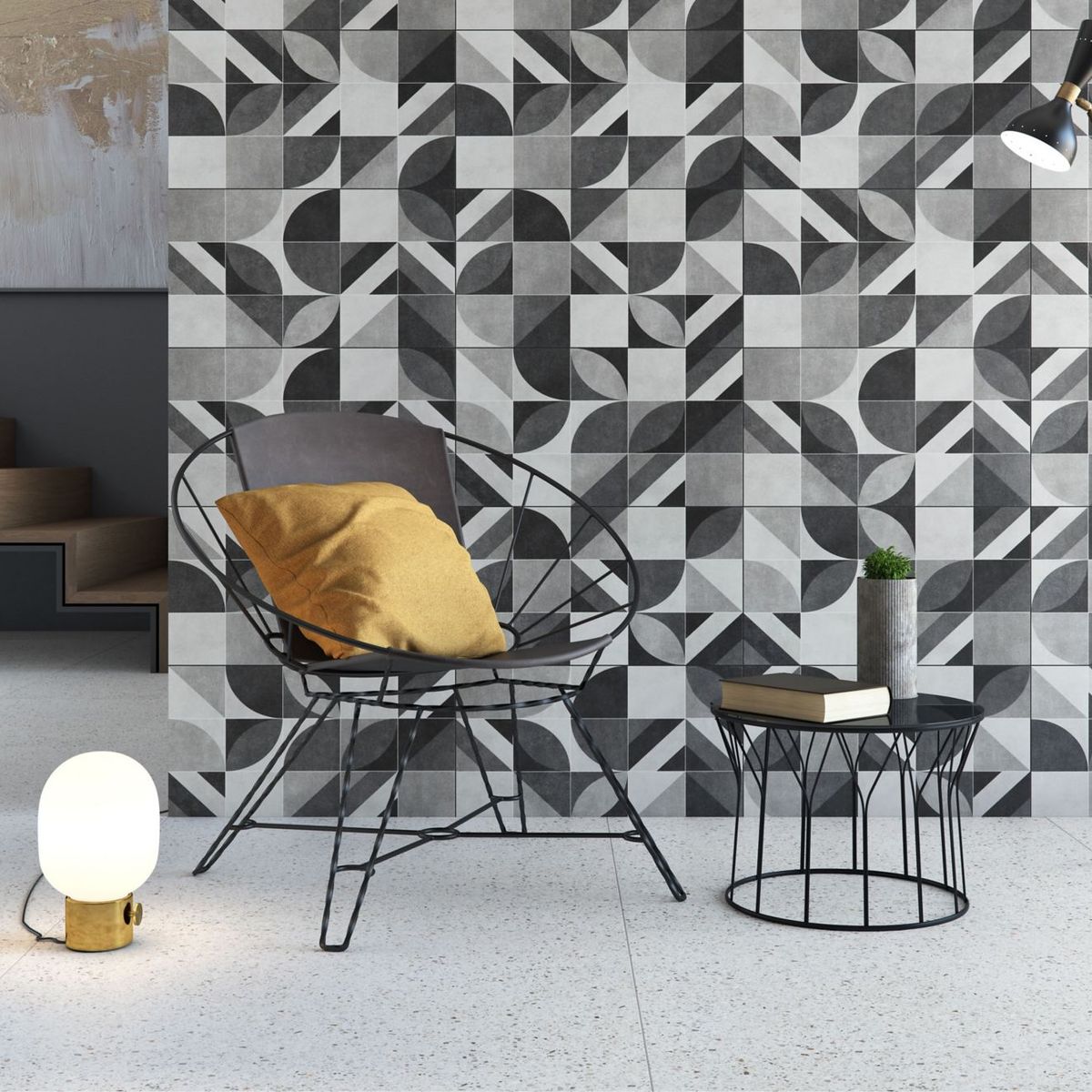 Porcelanato Retificado Palladio Branco Acetinado 90x90cm Caixa1,62 m², marca Eliane - Foto 2