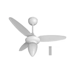 Ventilador de Teto Inverter Wind Branco com Controle Remoto Bivolt E-27 Ventisol