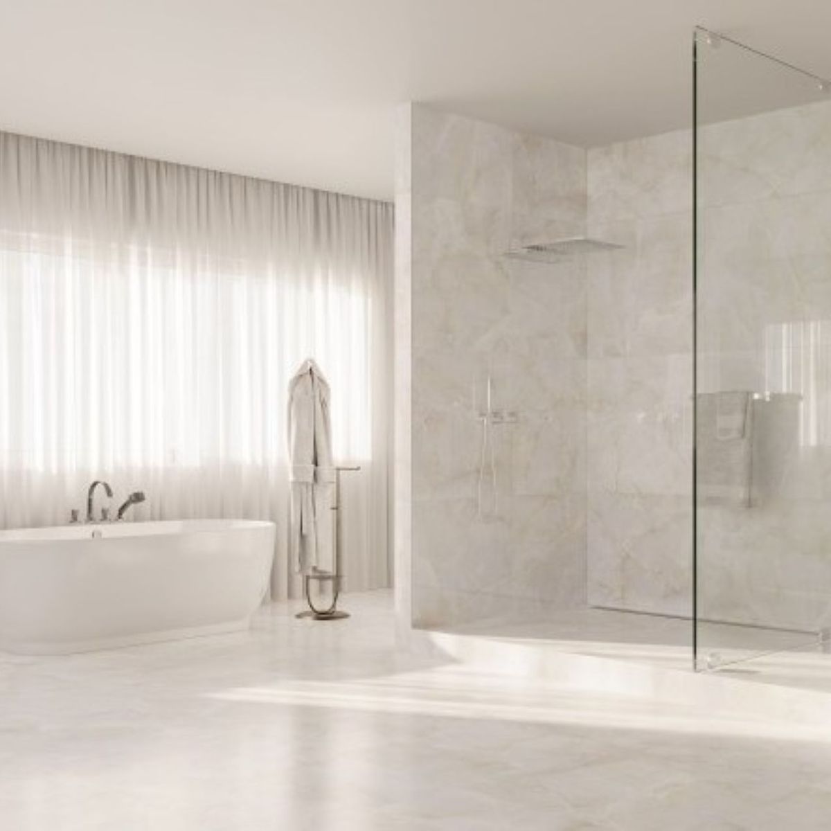 Piso Porcelanato Polido Retificado Bege Interno 80x80cm Ivory Lux Biancogres Caixa 2,6m², marca Biancogres - Foto 2