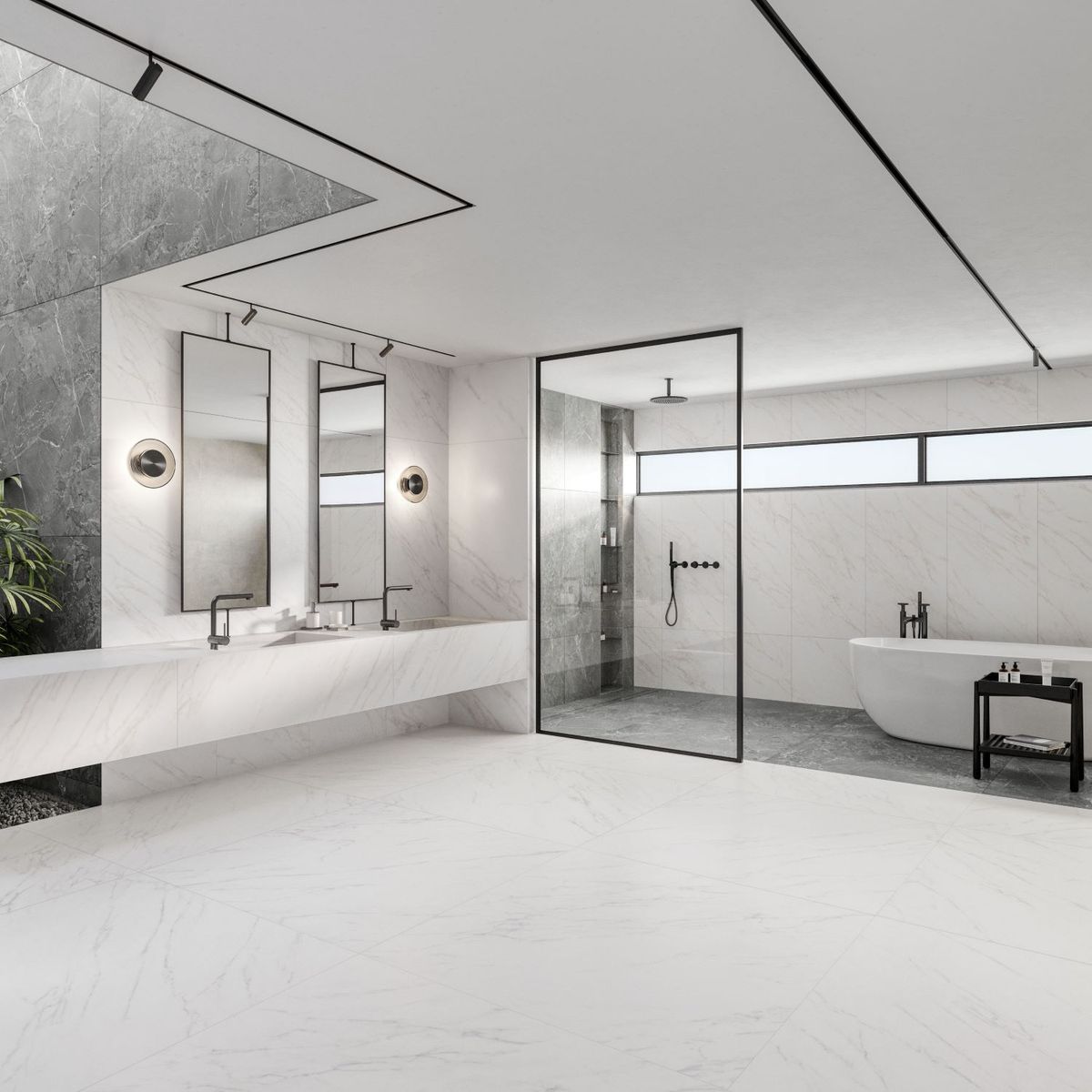 Porcelanato Alpe Mate Retificado 119,5x119,5 Caixa 2,85 m² - Incepa, marca Roca - Foto Principal