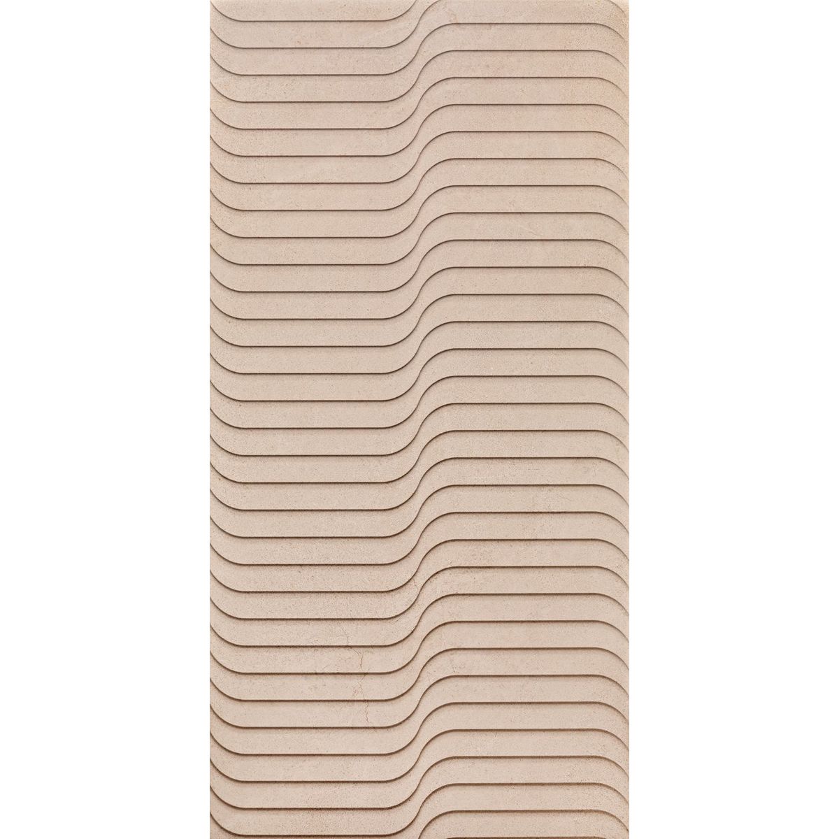Porcelanato Acetinado Esmaltado Bege 60x120cm Portobello Retificado Caixa 1,43m² Oasi Duna Stream, marca Portobello - Foto Principal