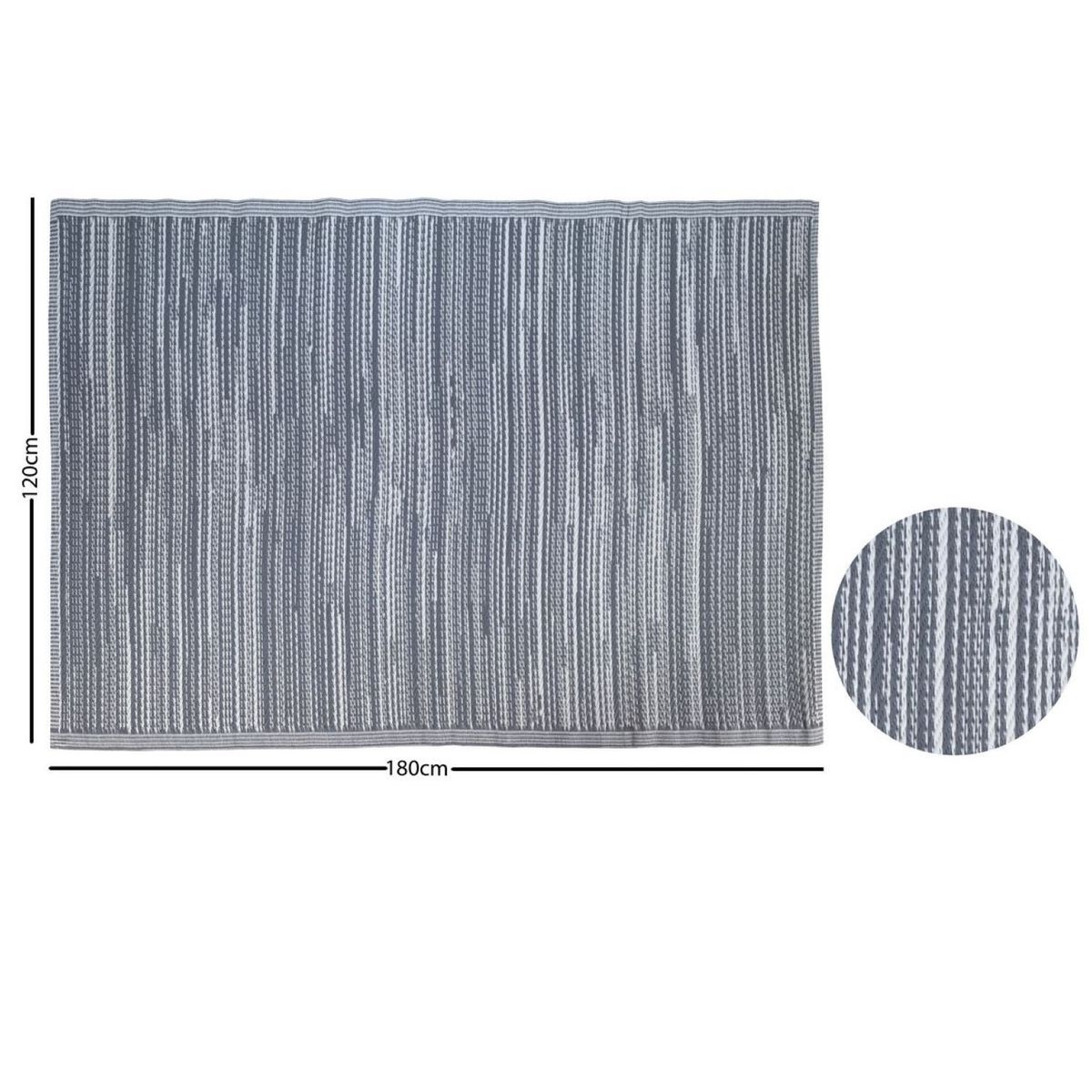 Tapete Terrz 180X120 Indus Gri, marca Just Home Collection - Foto 2