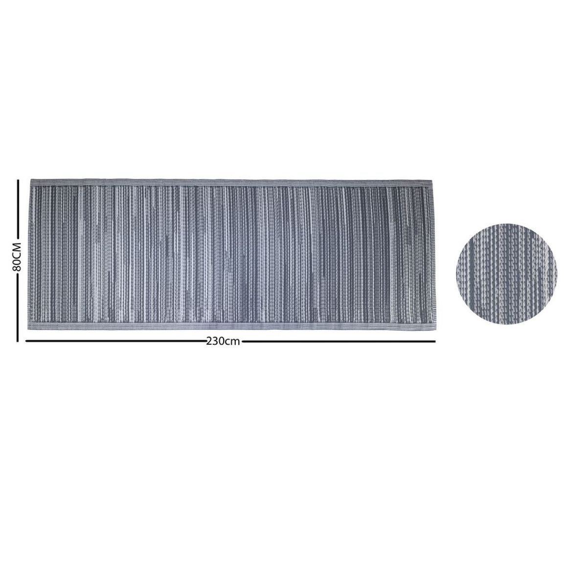Tapete Terrz 230X80 Indus Cinza, marca Just Home Collection - Foto 2