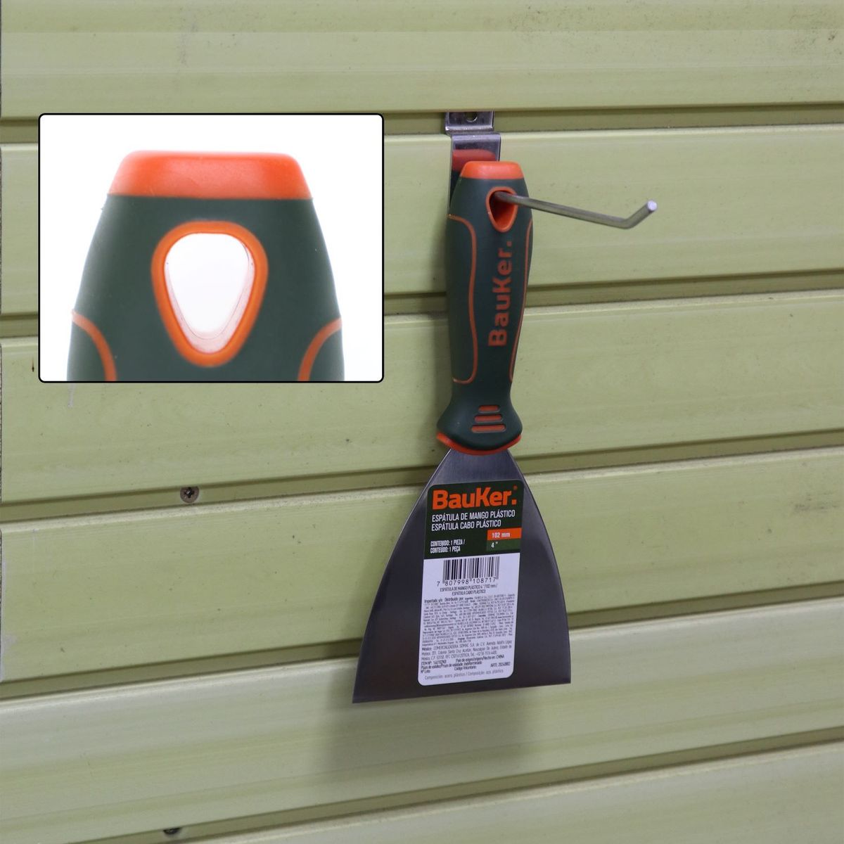 Espátula Flexível 4 Polegadas Bauker, marca Bauker - Foto 2