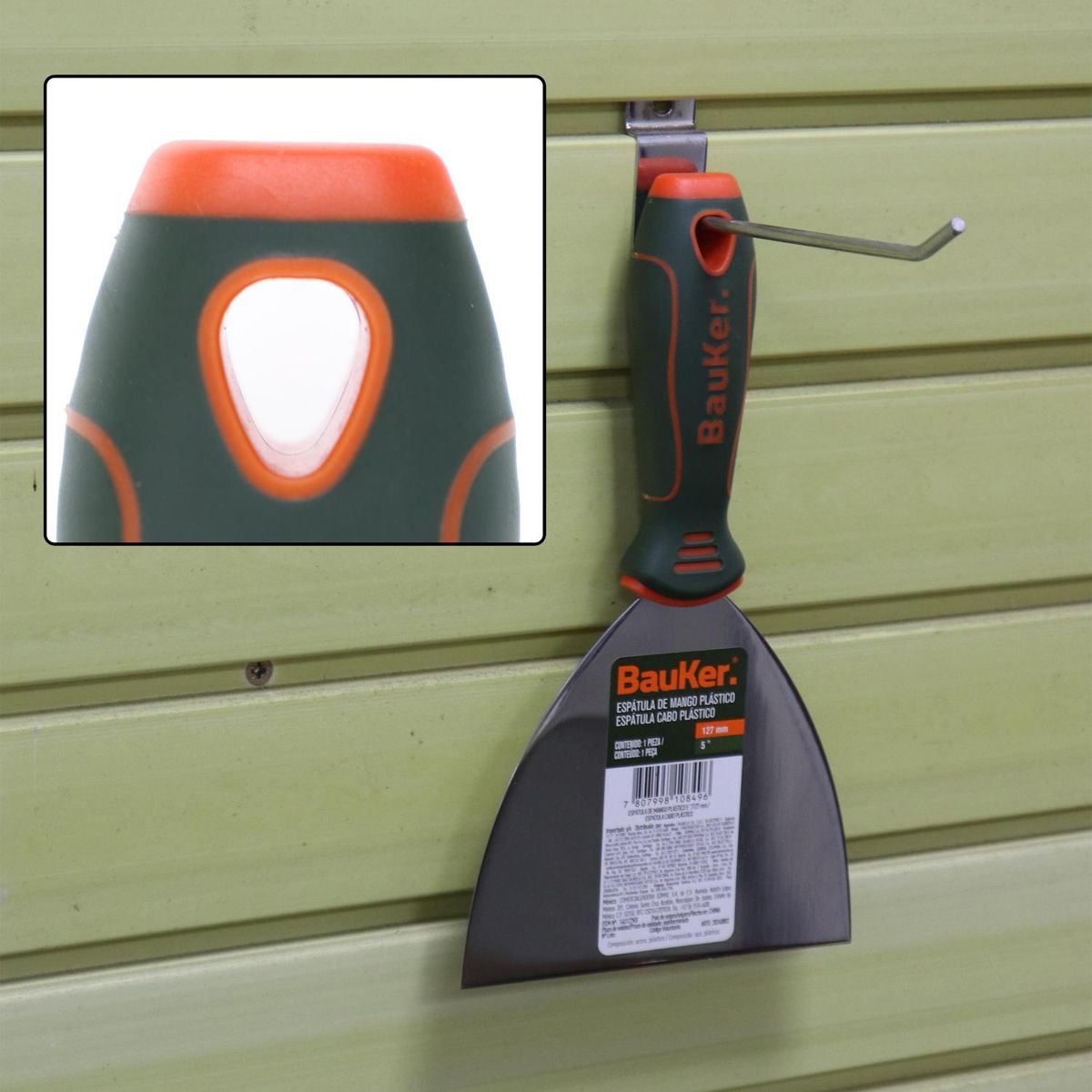 Espátula Flexível 5 Polegadas Bauker, marca Bauker - Foto 2