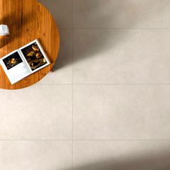 Porcelanato Acetinado Esmaltado Cinza 60X120cm Portobello Retificado Caixa 1,43m² Hit Off White