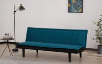 Sofa Cama 3 Lugares Eric Verde 186X38X71Cm Just Home Collection