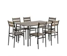 Conjunto de Jantar Laila com 1 Mesa + 6 Cadeiras Just Home Collection