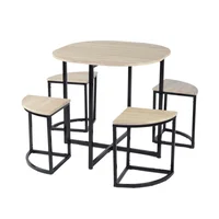 Conj Mesa De Jantar Jolie 4 Cadeiras