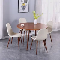 Conjunto Mesa De Jantar Com 4 Cadeiras Anand