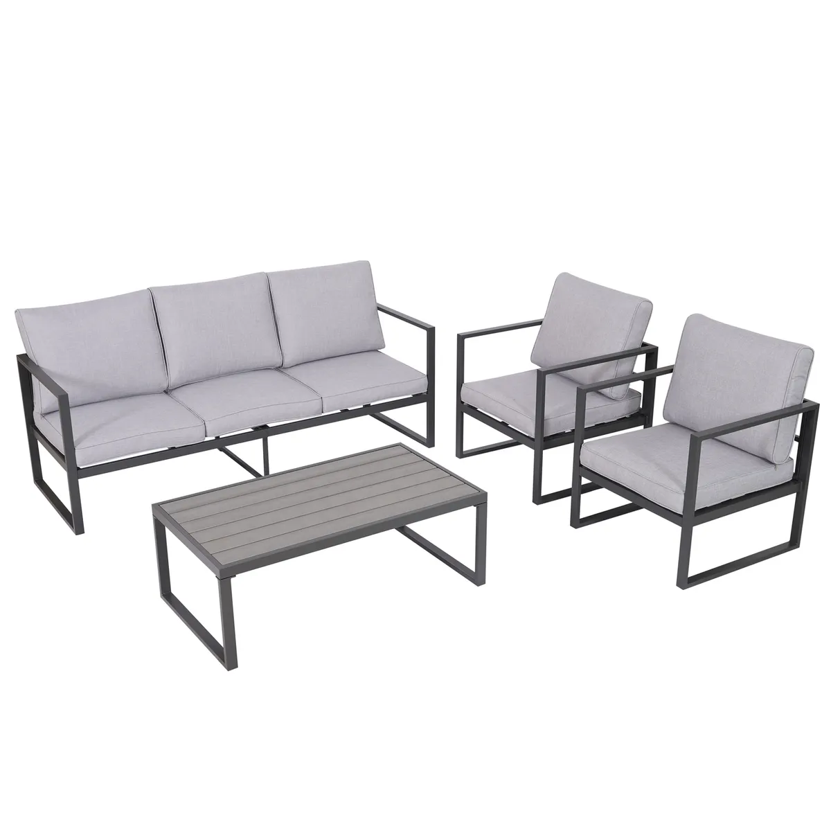 Conjunto de Estar 4 Peças Colonia Just Home Collection, marca Just Home Collection - Foto Principal