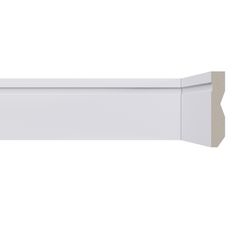 Rodapé de Poliestireno Lev72 Branco com 70 Mm de Altura Santa Luzia