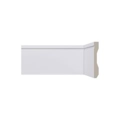 Rodapé de Poliestireno Lev102 Branco com 100 Mm de Altura Santa Luzia