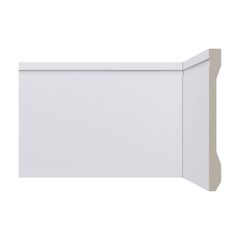Rodapé de Poliestireno Lev152 Branco com 150 Mm de Altura Santa Luzia
