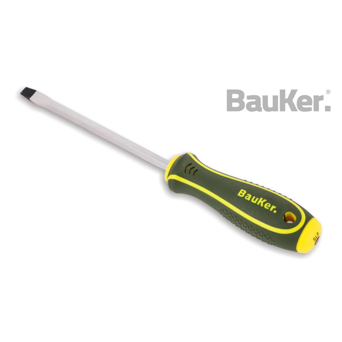 Chave de Fenda Plana N8 150 Mm Bauker, marca Bauker - Foto Principal